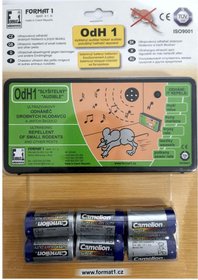 Odhaněč ultrazvukový - OdH1 slyšitelný s bateriemi 6 ks