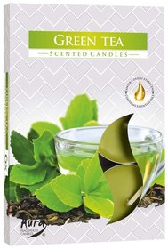 Svíčka čajová vonná 6 ks - zelený čaj