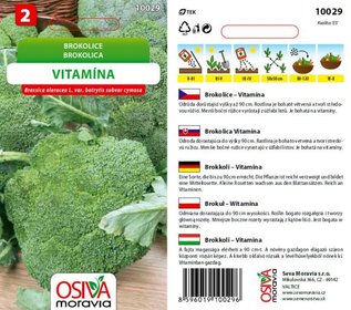 Brokolice VITAMÍNA_0,6 g, doprodej