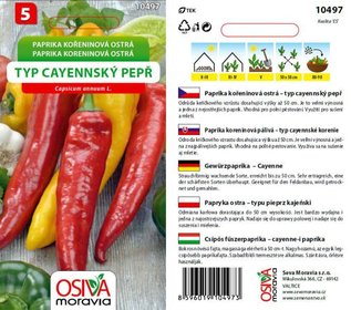 Paprika zel. - pl. ke. pol. CAYENNSK PEP _0,6 g