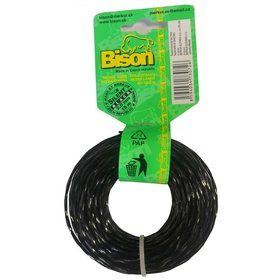 Struna BISON d 2,0/15 m silent black tverec