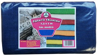 Jutov tkanina 1,3 x 1 m - tm. modr&quot;