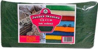 Jutov tkanina 1,3 x 1 m - tm. zelen&quot;