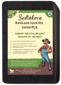 Sedlkova netkan textlie ern PLA 1,6 x 5 m, 60 g/m2 - prodn