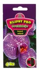 Klipsy pro orchideje 4 ks, tm. zelená&quot;