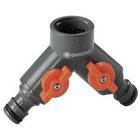 GARDENA - 2-cestn ventil 3/4&quot; + 1&quot;, 00940-20